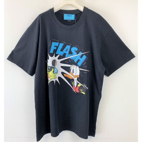 NWT Gucci x Disney Donald Duck print T-shirt Size L - Picture 3 of 11
